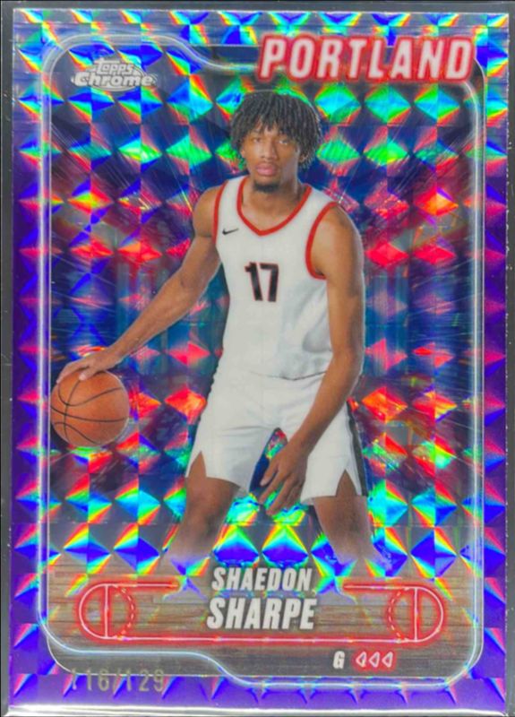 2024 Topps Chrome #25 Purple Geometric Refractor /129