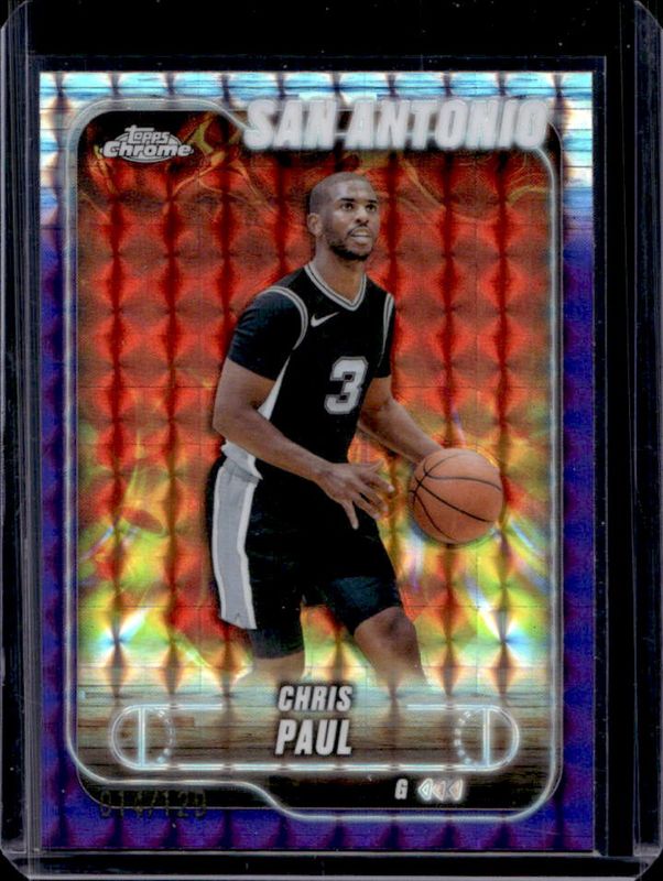 2024 Topps Chrome #162 Purple Geometric Refractor /129