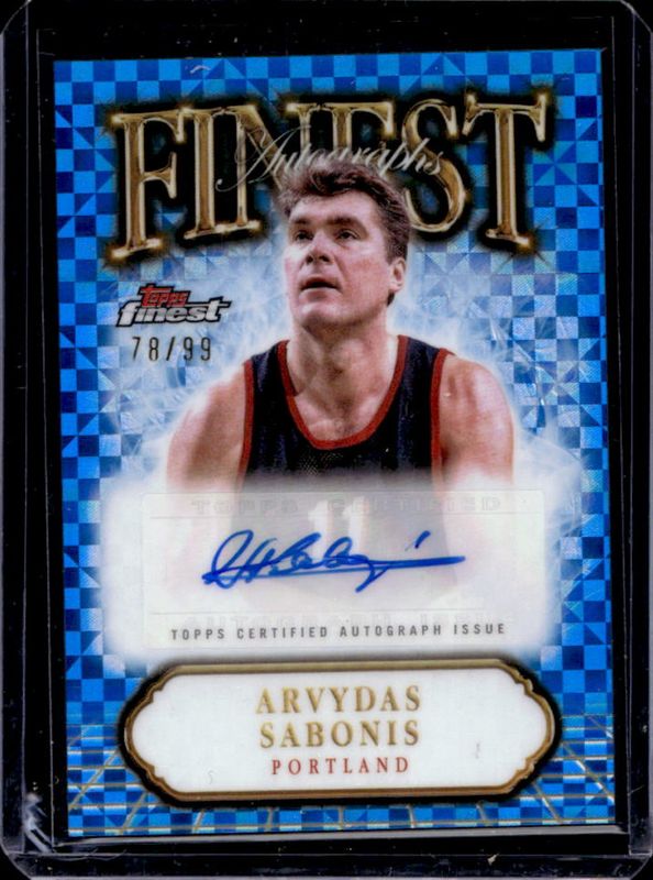 2024 Topps Finest #FA-ASB Finest Autographs - Blue X-Fractor /99