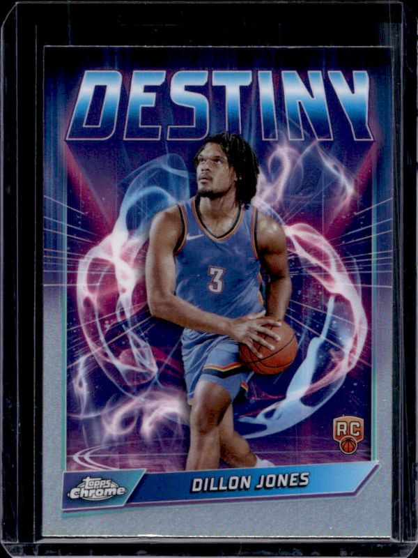 Dillon Jones 2024 Topps Chrome #D-18 Destiny - Refractor RAW