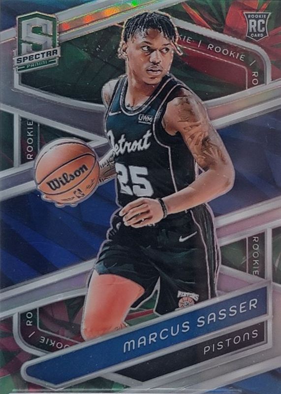 Marcus Sasser 2023 Spectra #155 Menagerie Rookie RAW