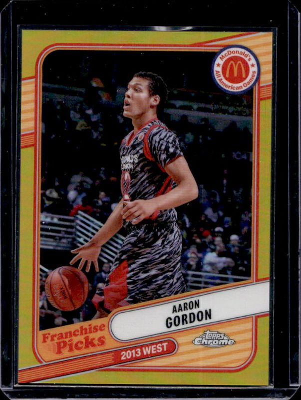 Aaron Gordon 2024 Topps Chrome McDonald's All-American #REA-AGO Franchise Picks - Gold Refractor /50 RAW