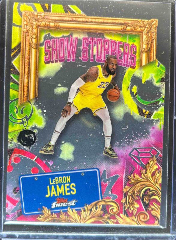 LeBron James 2024 Topps Finest #S-6 Showstoppers RAW