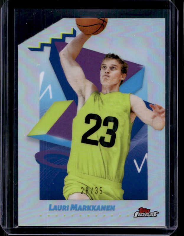 Lauri Markkanen 2024 Topps Finest #193 Base Uncommon - Refractor RAW