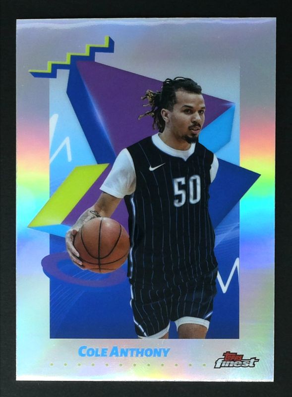 Cole Anthony 2024 Topps Finest #170 Base Uncommon - Refractor RAW