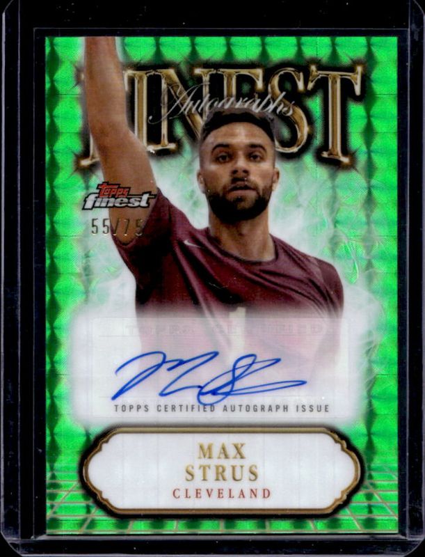 2024 Topps Finest #FA-MB Finest Autographs - Green Geometric Refractor /75