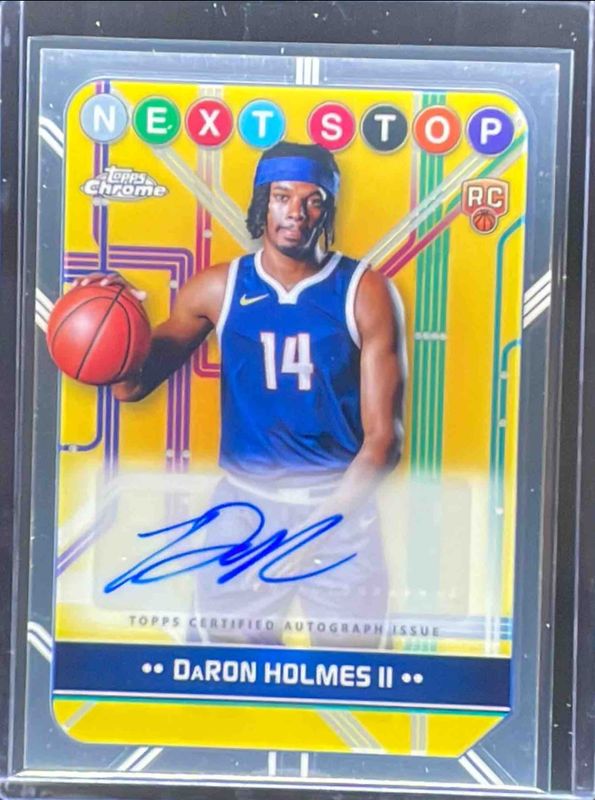 DaRon Holmes II 2024 Topps Chrome #NSS-DH Next Stop Signatures Rookie RAW