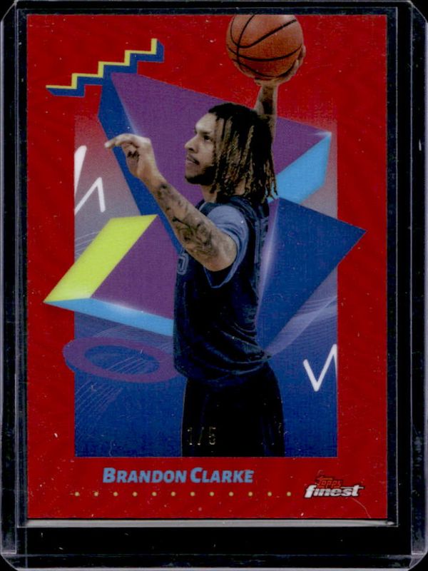 2024 Topps Finest #147 Base Uncommon - Red Refractor /5