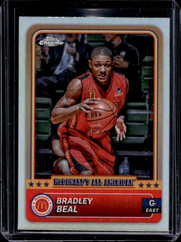 Bradley Beal 2024 Topps Chrome McDonald's All-American #97 Refractor RAW