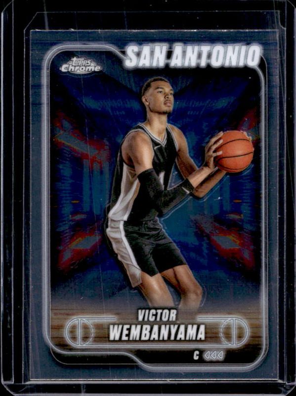 Victor Wembanyama 2024 Topps Chrome #193 Base RAW