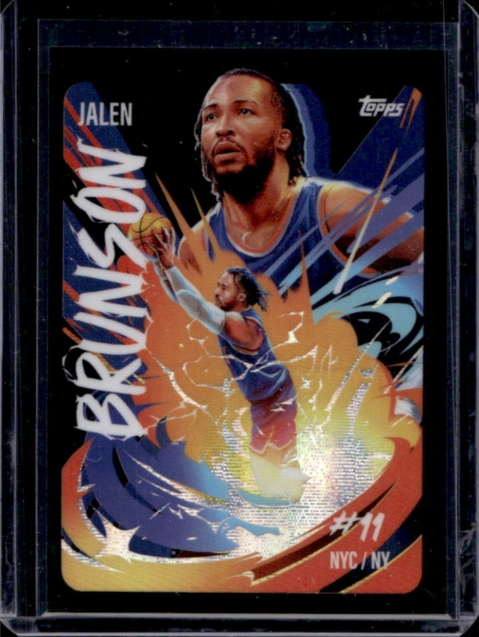 Jalen Brunson 2024 Topps Chrome #UVAS-5 Ultra Violet All-Stars 