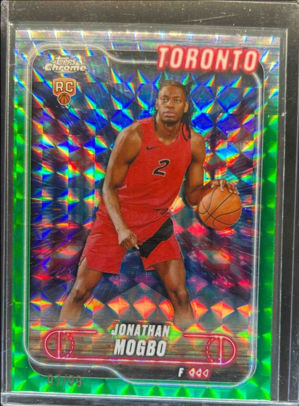 2024 Topps Chrome #194 Green Geometric Refractor /99