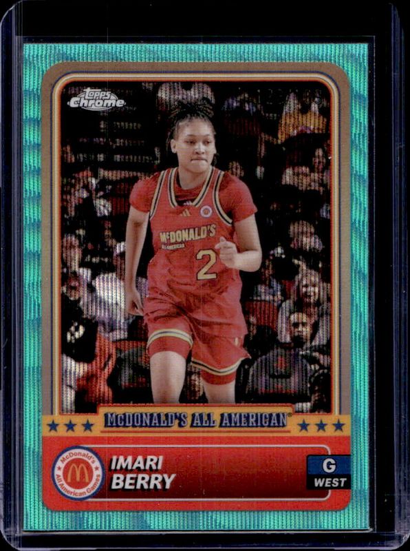 2024 Topps Chrome McDonald's All-American #13 Aqua Wave Refractor /199