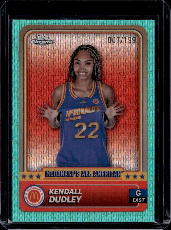 2024 Topps Chrome McDonald's All-American #52 Aqua Wave Refractor /199