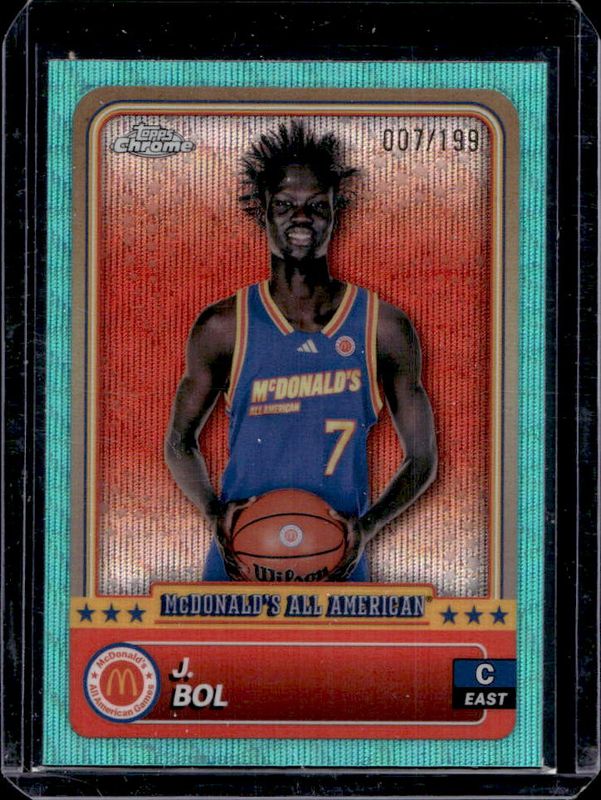 2024 Topps Chrome McDonald's All-American #76 Aqua Wave Refractor /199