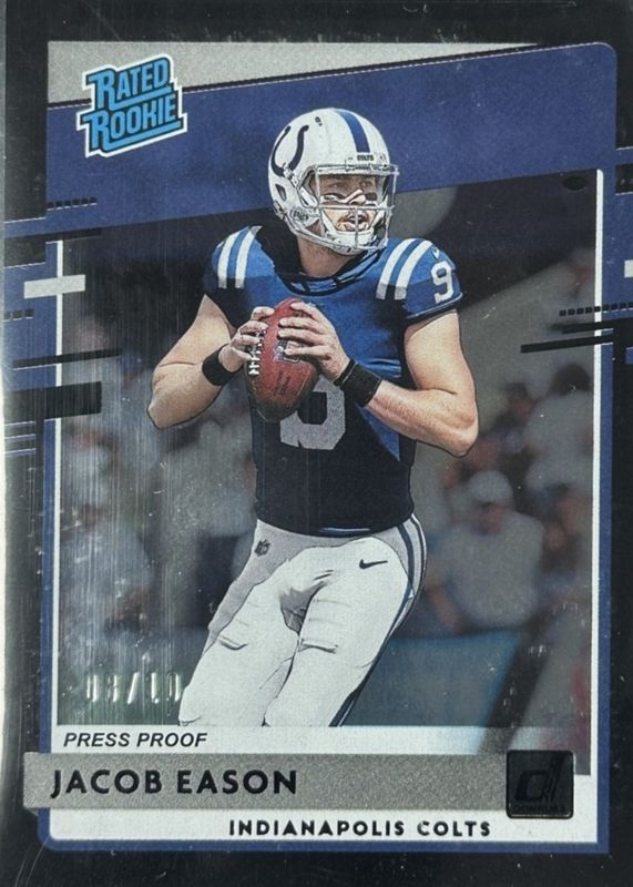 2020 Donruss #312 Press Proof Black /10