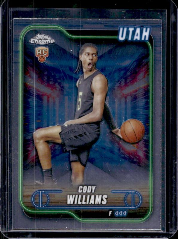 Cody Williams 2024 Topps Chrome #160 Base Rookie RAW