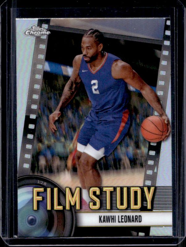 Kawhi Leonard 2024 Topps Chrome #FS-15 Film Study - Refractor RAW