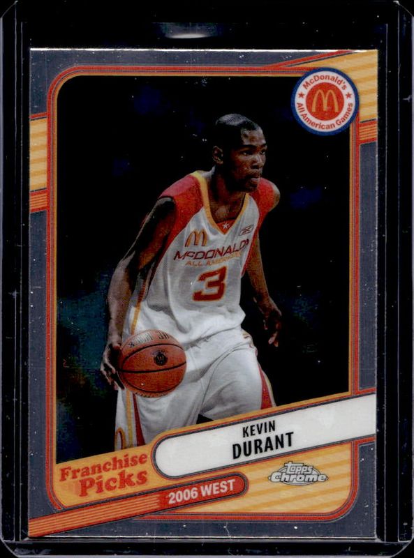 Kevin Durant 2024 Topps Chrome McDonald's All-American #REA-KDT Franchise Picks RAW