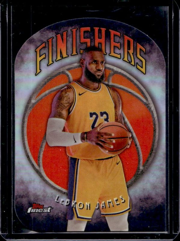 LeBron James 2024 Topps Finest #F-2 Finishers - Refractor RAW
