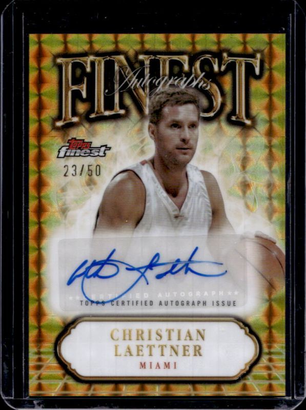 2024 Topps Finest #FA-CL Finest Autographs - Gold Geometric Refractor /50