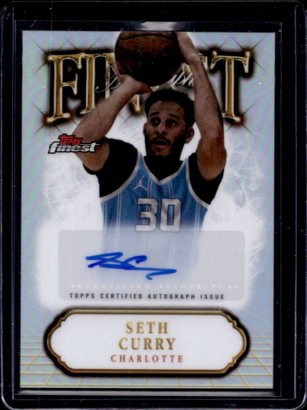 2024 Topps Finest #FA-SC Finest Autographs - Refractor