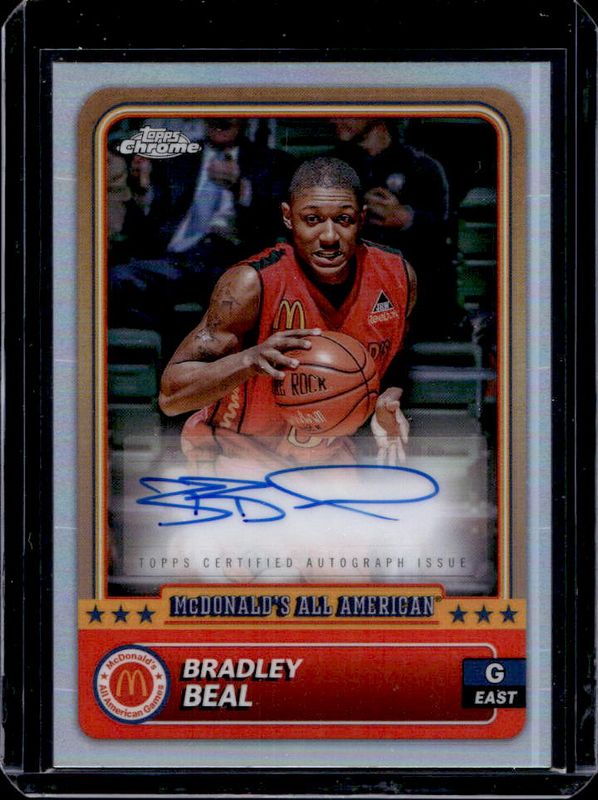 Bradley Beal 2024 Topps Chrome McDonald's All-American #97 Base Autographs RAW