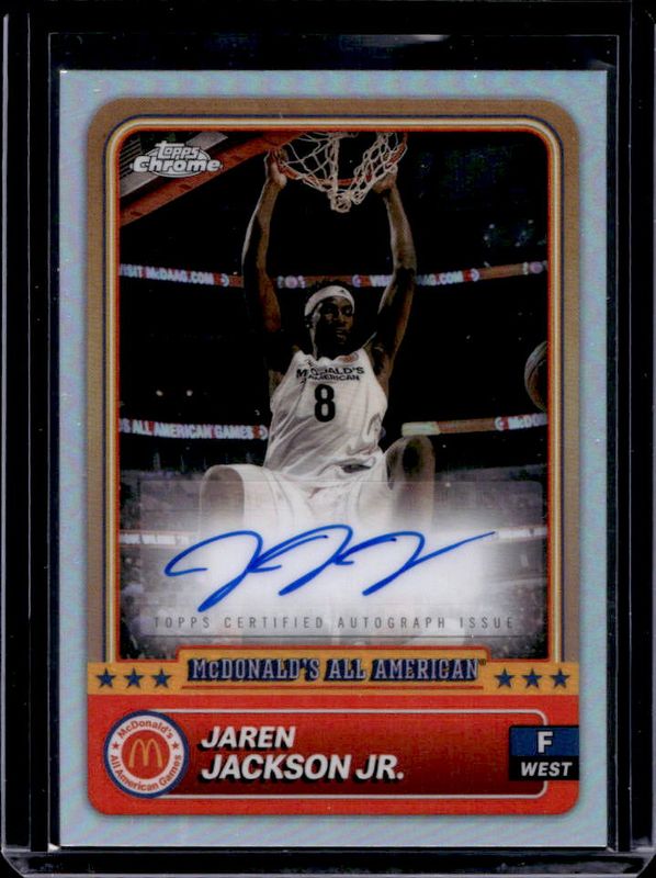 Jaren Jackson Jr. 2024 Topps Chrome McDonald's All-American #94 Base Autographs RAW