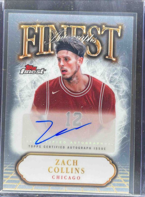Zach Collins 2024 Topps Finest #FA-DA Finest Autographs RAW