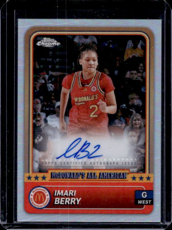 2024 Topps Chrome McDonald's All-American #13 Base Autographs