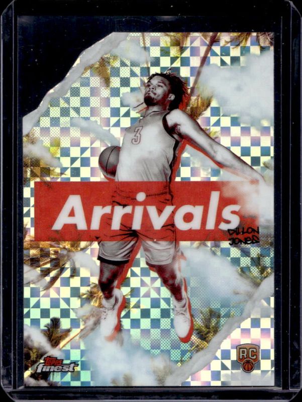Dillon Jones 2024 Topps Finest #A-24 Arrivals - X-Fractor RAW