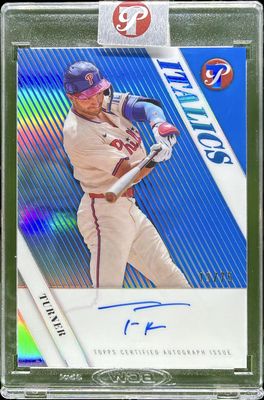 2026 Topps Pristine #I-TT Italics Autographs - Blue Refractor /75