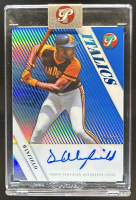 2026 Topps Pristine #I-DW Italics Autographs - Blue Refractor /75
