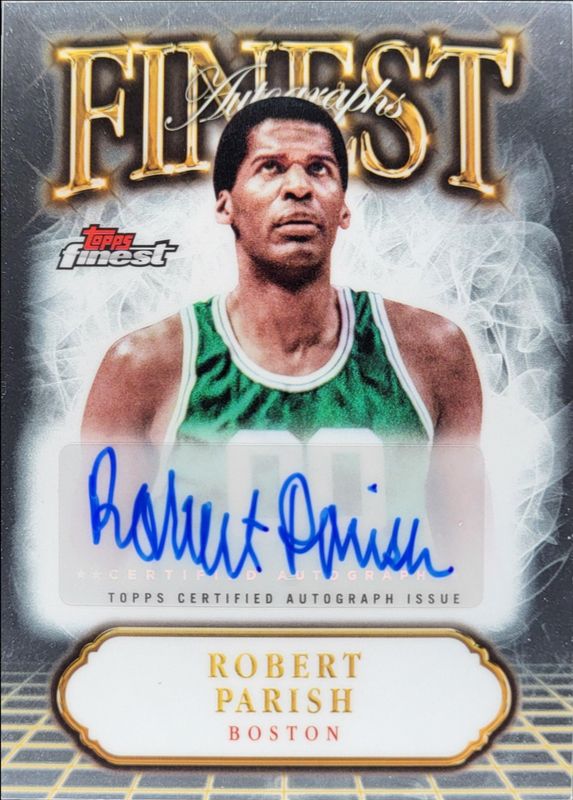 Robert Parish 2024 Topps Finest #FA-RP Finest Autographs RAW