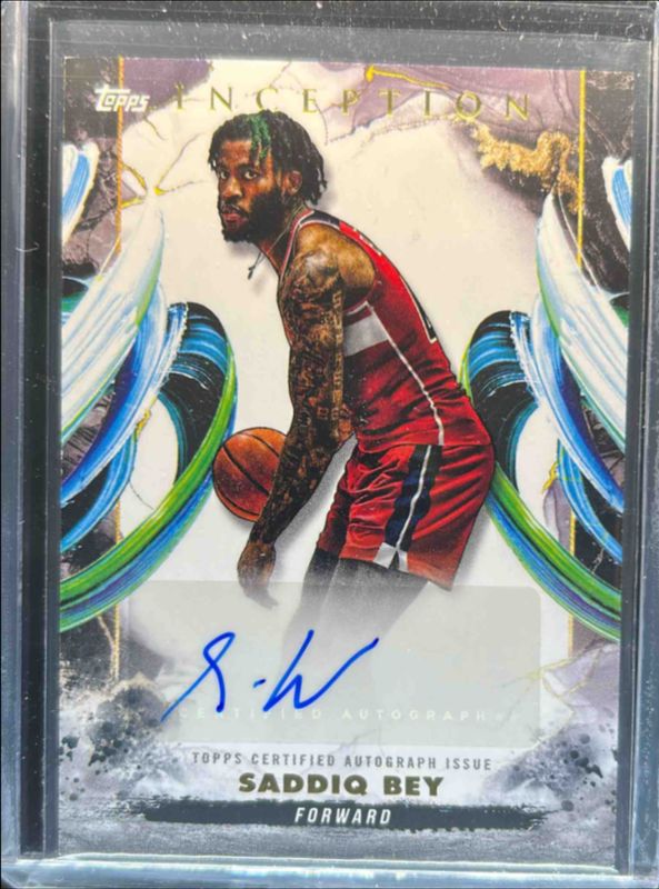 Saddiq Bey 2024 Topps Inception #AC-SB Autographs RAW