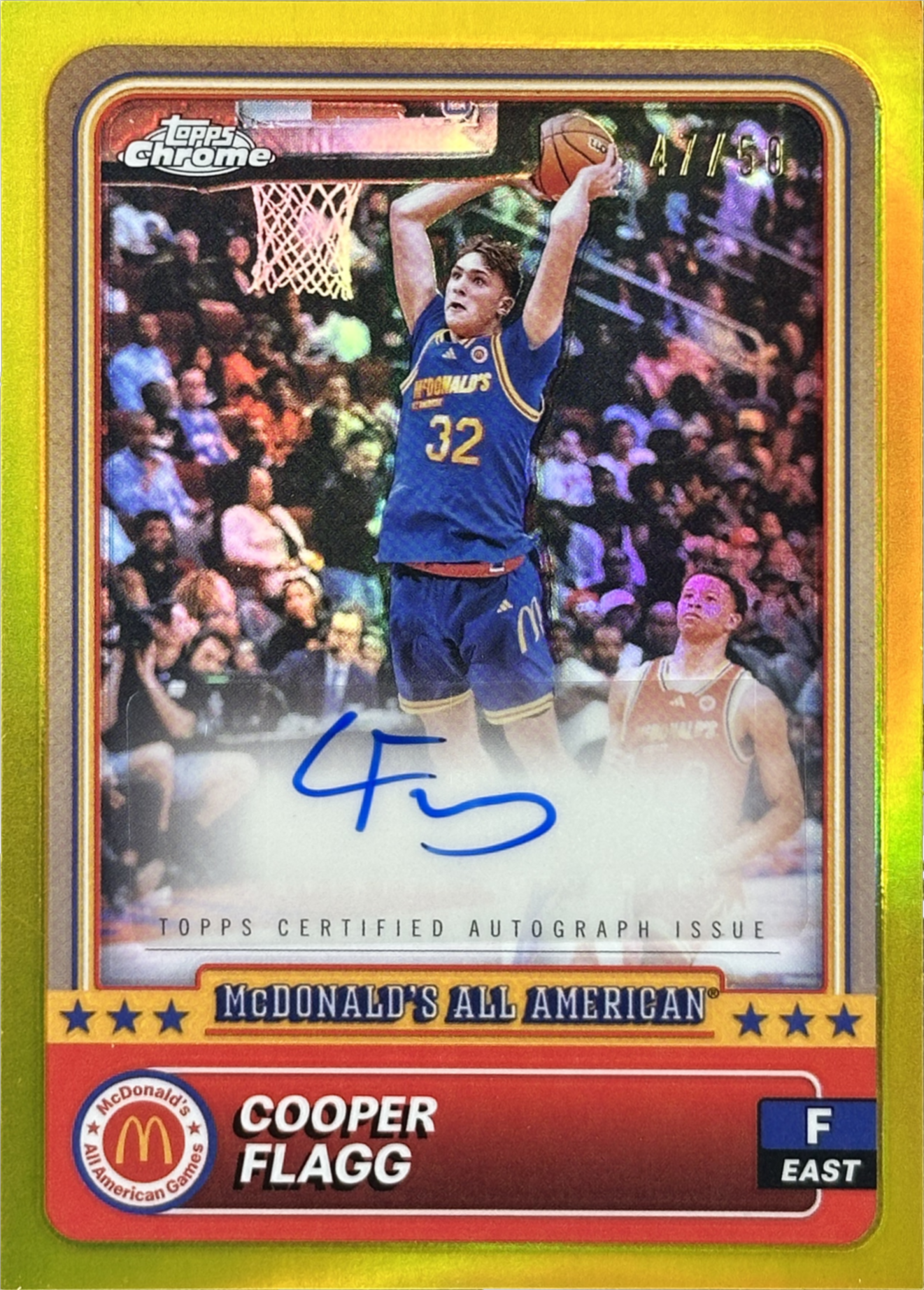 Cooper Flagg 2024 Topps Chrome McDonald's All-American #28 Base