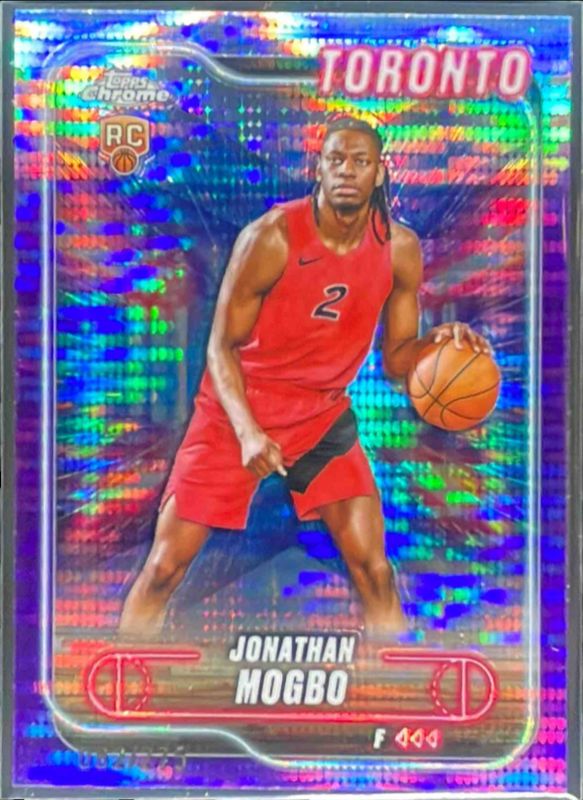 Jonathan Mogbo 2024 Topps Chrome #194 Purple Sonar Refractor /275 RAW