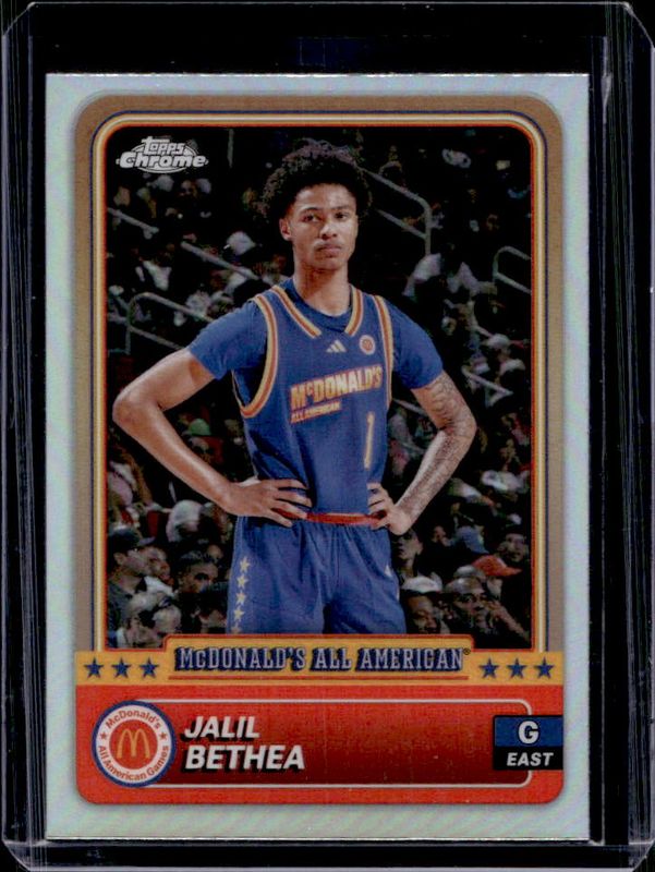 Jalil Bethea 2024 Topps Chrome McDonald's All-American #25 Refractor RAW