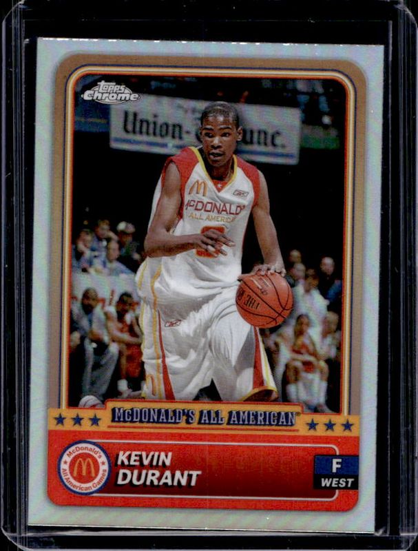 Kevin Durant 2024 Topps Chrome McDonald's All-American #45 Refractor RAW