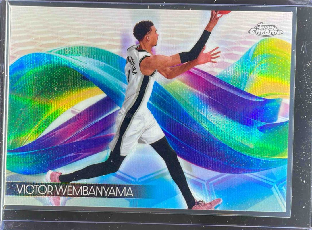 Victor Wembanyama 2024 Topps Chrome #H-1 Helix RAW