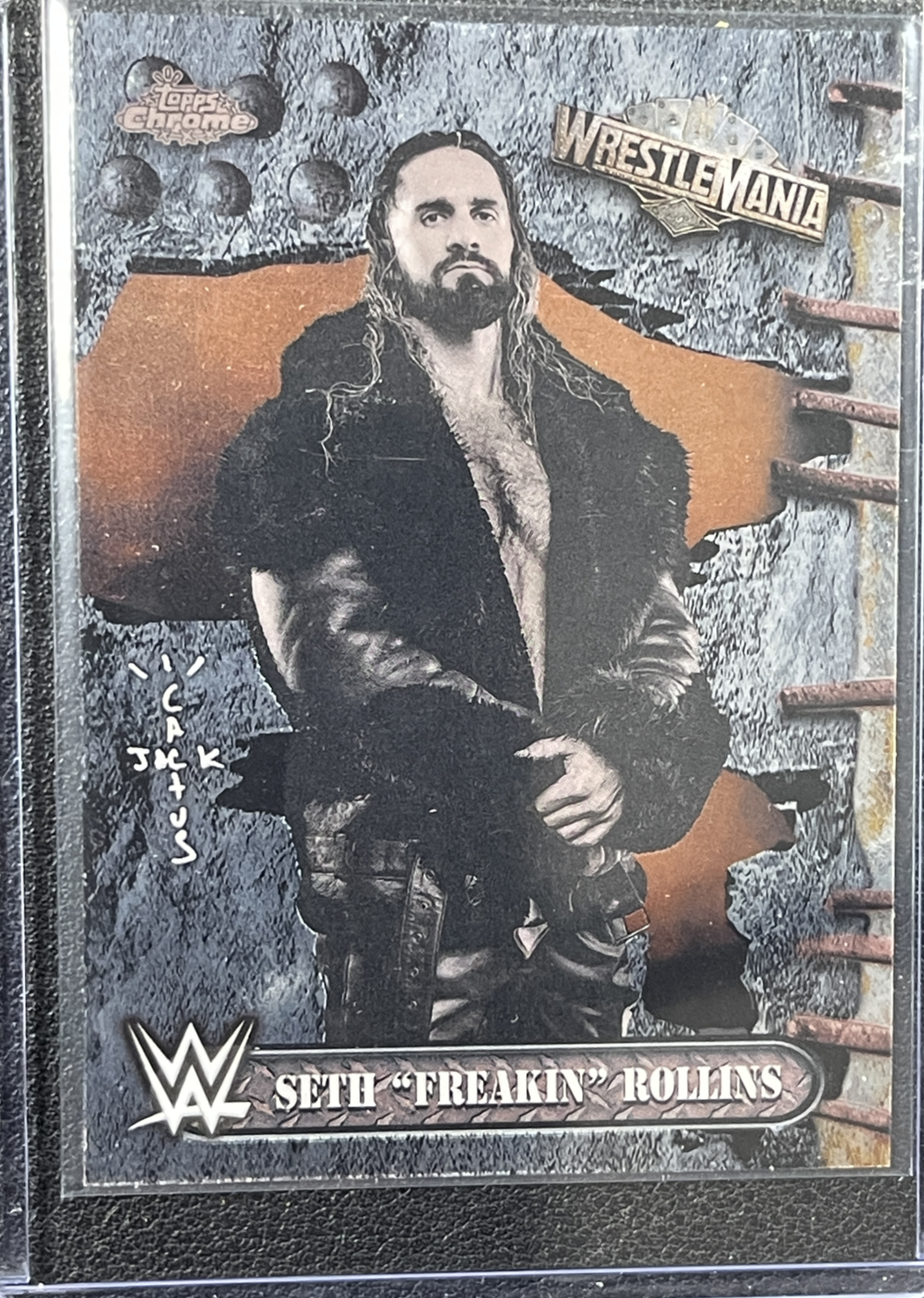 Seth Rollins 2025 Topps Chrome WWE Cactus Jack x