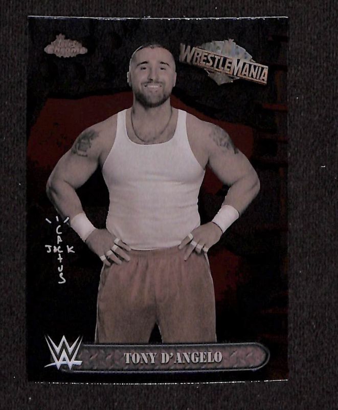2025 Topps Chrome WWE Cactus Jack x Wrestlemania #90 Base