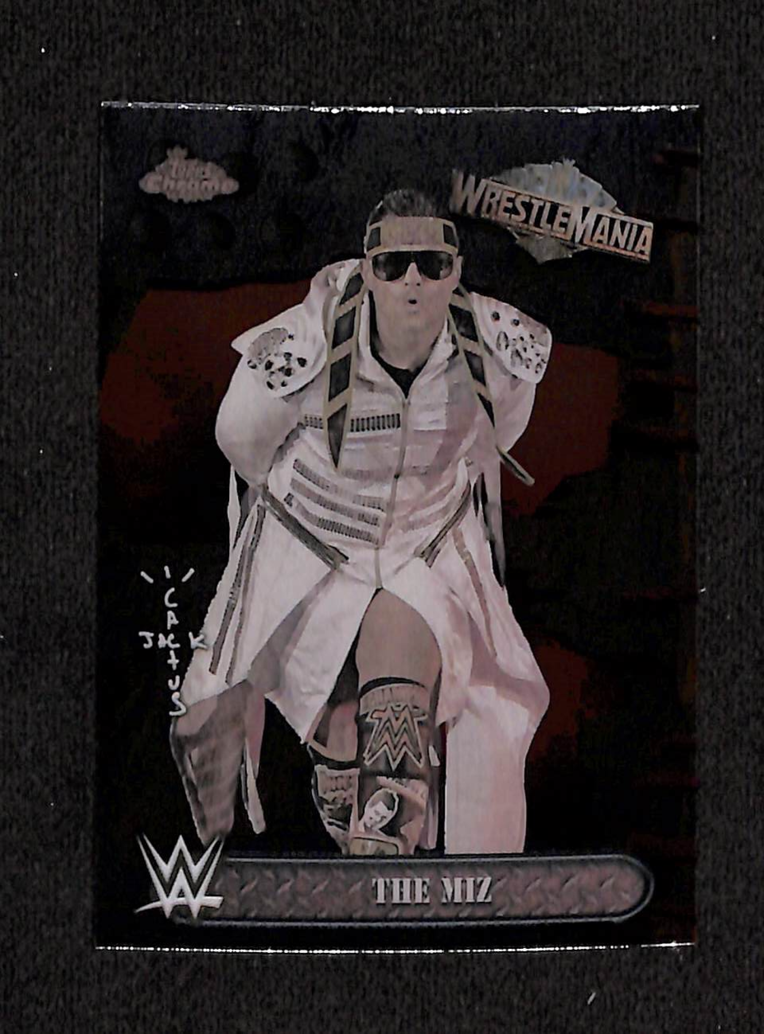 The Miz 2025 Topps Chrome WWE Cactus Jack x Wrestlemania #96 Base