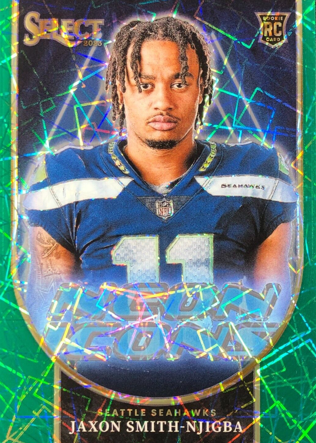 Jaxon Smith-Njigba 2023 Select #NI-JSN Neon Icons - Green /5 Price