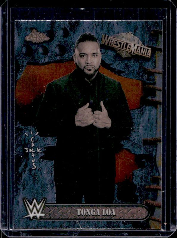 2025 Topps Chrome WWE Cactus Jack x Wrestlemania #37 Base