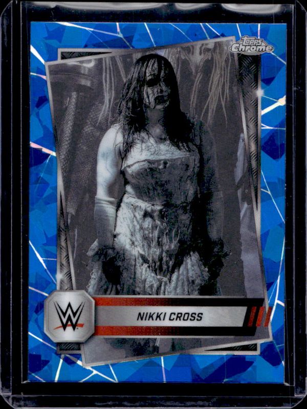 2025 Topps Chrome WWE Sapphire Edition #75 Base Chrome