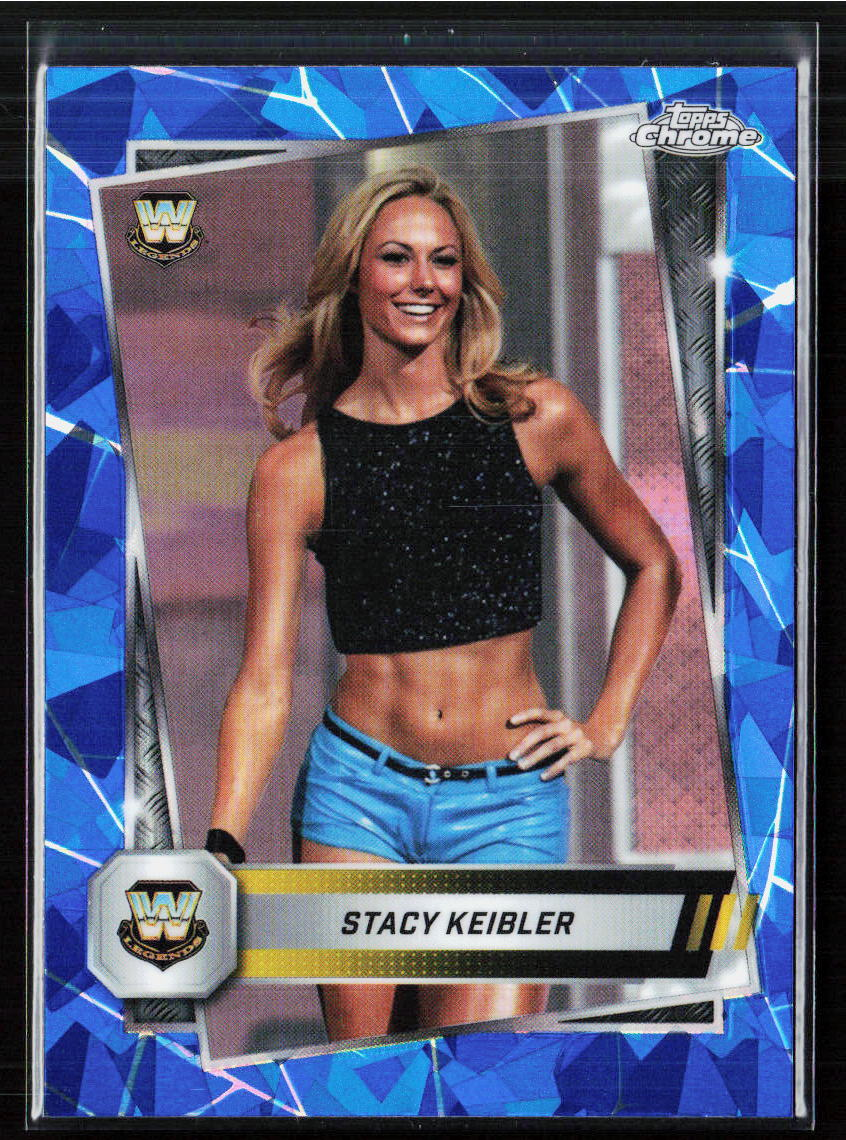 Stacy Keibler 2025 Topps Chrome WWE Sapphire Edition #85 Base Chrome ...
