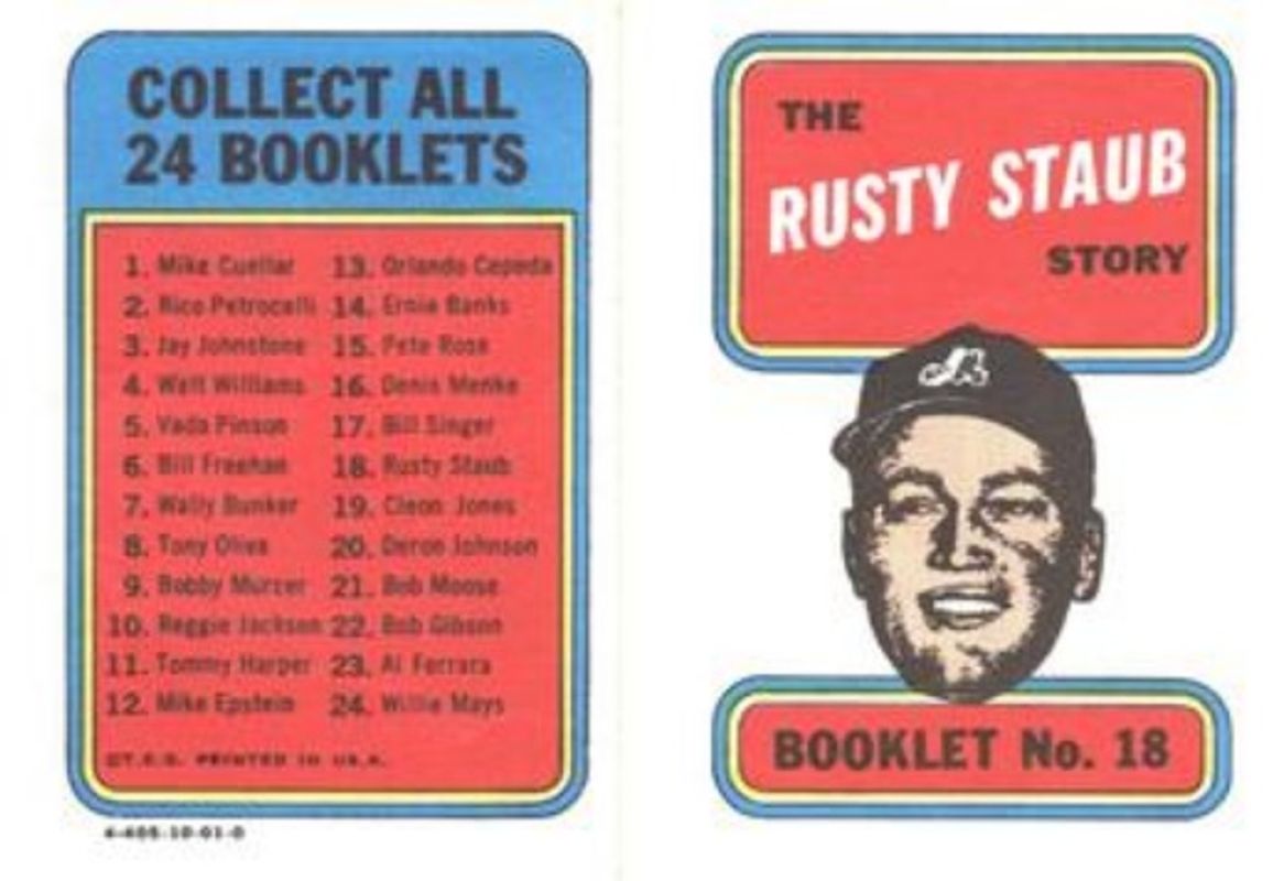 1970 Topps #18 Booklets