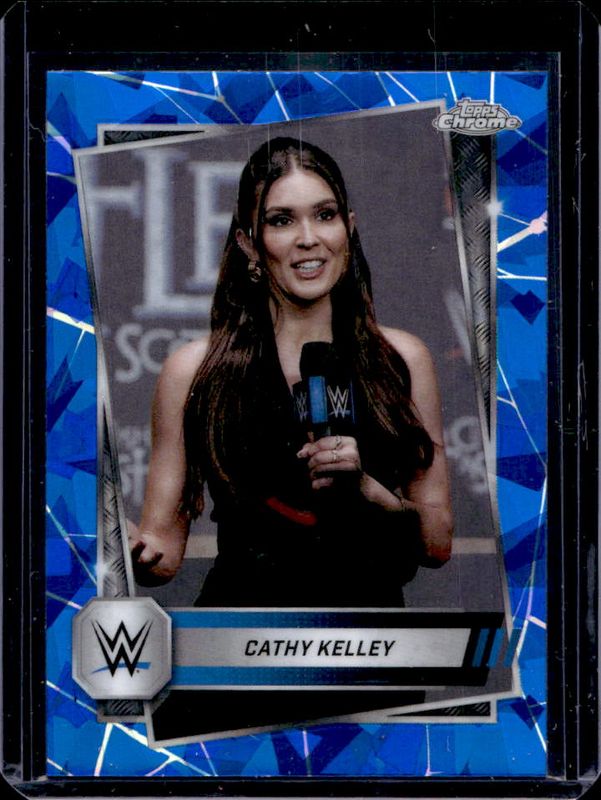 2025 Topps Chrome WWE Sapphire Edition #153 Base Chrome
