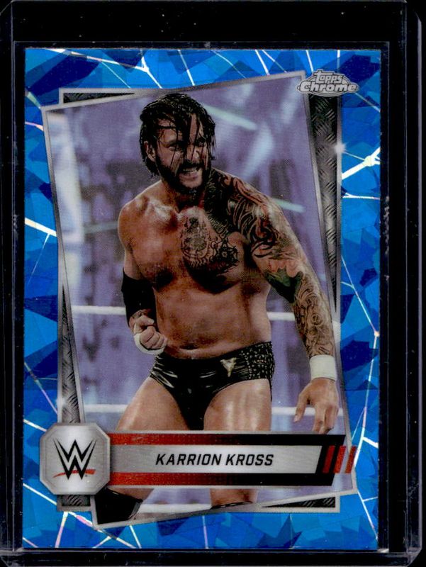 2025 Topps Chrome WWE Sapphire Edition #192 Base Chrome